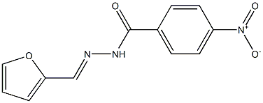 N'-[(E)-2-furylmethylidene]-4-nitrobenzohydrazide Struktur