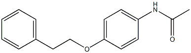 N-[4-(phenethyloxy)phenyl]acetamide Struktur