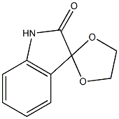 spiro[1,3-dioxolane-2,3'-indol]-2'(1'H)-one Struktur