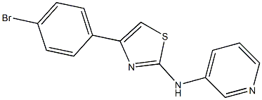 N-[4-(4-bromophenyl)-1,3-thiazol-2-yl]-N-(3-pyridinyl)amine Struktur