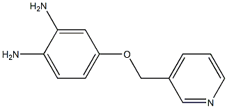 4-(pyridin-3-ylmethoxy)benzene-1,2-diamine Struktur