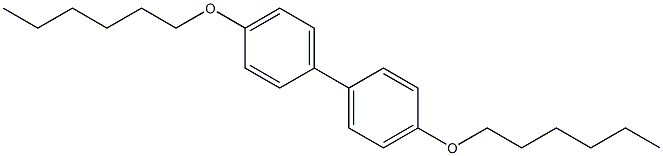 4,4'-Dihexyloxybiphenyl Struktur