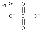 Sulfuric acid rhodium(II) salt Struktur