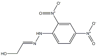 Hydroxyacetaldehyde (2,4-dinitrophenyl)hydrazone Struktur