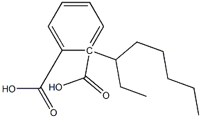 (-)-Phthalic acid hydrogen 1-[(R)-1-ethylhexyl] ester Struktur