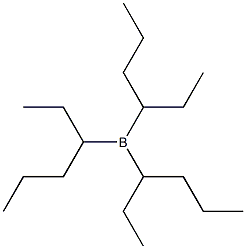 Tris(1-ethylbutyl)borane Struktur