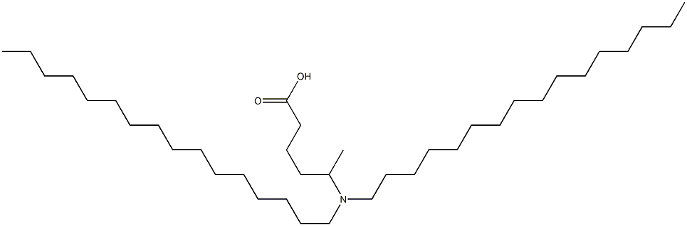 5-(Dihexadecylamino)hexanoic acid Struktur