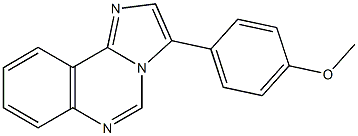 3-(4-Methoxyphenyl)imidazo[1,2-c]quinazoline Struktur