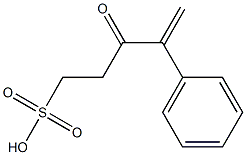 2-Phenylsulfo-1-penten-3-one Struktur