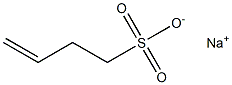 3-Butene-1-sulfonic acid sodium salt Struktur