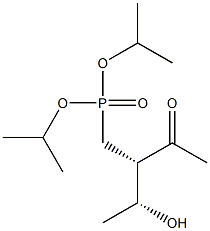 [(2S,3R)-2-Acetyl-3-hydroxybutyl]phosphonic acid diisopropyl ester Struktur