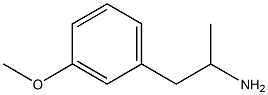 1-(3-Methoxyphenyl)propane-2-amine Struktur