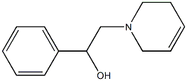 2-[(1,2,3,6-Tetrahydropyridin)-1-yl]-1-phenylethanol Struktur