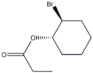 (1S,2S)-2-Bromocyclohexanol propionate Struktur