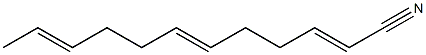 2,6,10-Dodecatrienenitrile Struktur