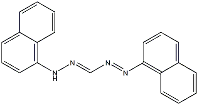 1,5-Di(1-naphtyl)formazan Struktur