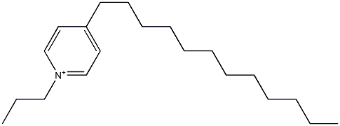 1-Propyl-4-dodecylpyridinium Struktur