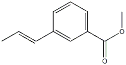 3-(1-Propenyl)benzoic acid methyl ester Struktur