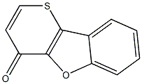 4H-Thiopyrano[3,2-b]benzofuran-4-one Struktur