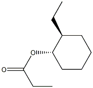 (1S,2S)-2-Ethylcyclohexanol propionate Struktur