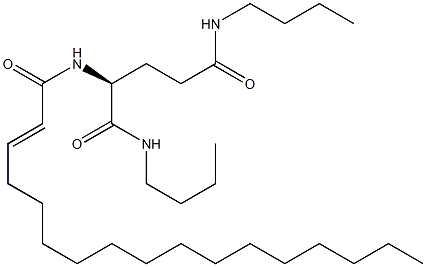 N2-(2-Heptadecenoyl)-N1,N5-dibutylglutaminamide Struktur