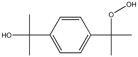 2-[p-(1-Hydroperoxy-1-methylethyl)phenyl]-2-propanol Struktur