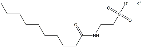 N-Caprinoyltaurine potassium salt Struktur