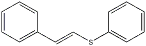 Phenyl[(E)-styryl] sulfide Struktur