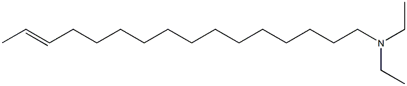 N,N-Diethyl-14-hexadecen-1-amine Struktur