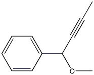 1-Methoxy-1-phenyl-2-butyne Struktur