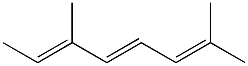 (2E)-3,7-Dimethyl-2,4,6-octatriene Struktur