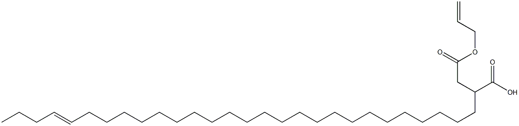 2-(24-Octacosenyl)succinic acid 1-hydrogen 4-allyl ester Struktur