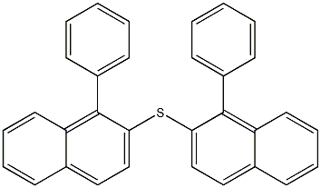 Phenyl(2-naphtyl) sulfide Struktur