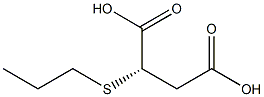 [S,(-)]-(Propylthio)succinic acid Struktur