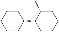 (1S,2R)-1-(Cyclohexyl)-2-methylcyclohexane Struktur