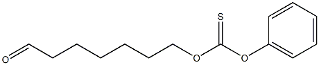 7-[(Phenoxythiocarbonyl)oxy]heptanal Struktur