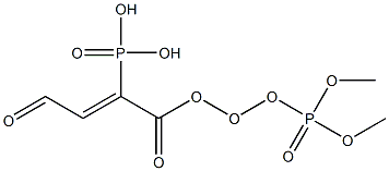 Fumaroylbisoxybis(phosphonic acid dimethyl) ester Struktur