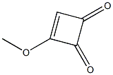 3-Methoxy-3-cyclobutene-1,2-dione Struktur