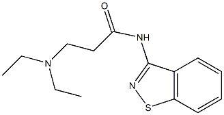 N-(1,2-Benzisothiazol-3-yl)-3-(diethylamino)propanamide Struktur