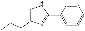 2-Phenyl-4-propyl-1H-imidazole Struktur