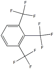 1,2,3-Tri(trifluoromethyl)benzene Struktur