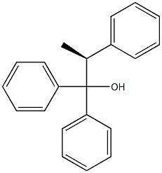 [S,(-)]-1,1,2-Triphenyl-1-propanol Struktur