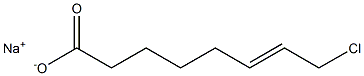 8-Chloro-6-octenoic acid sodium salt Struktur