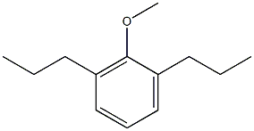 1-Methoxy-2,6-dipropylbenzene Struktur