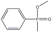 Phenyl(methyl)phosphinic acid methyl ester Struktur