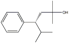 [R,(+)]-2,5-Dimethyl-4-phenyl-2-hexanol Struktur