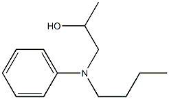 N-Butyl-N-(2-hydroxypropyl)aniline Struktur