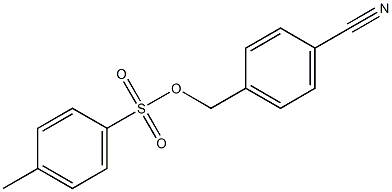 4-Methylbenzenesulfonic acid 4-cyanobenzyl ester Struktur