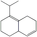 1,2,4a,5,6,7-Hexahydro-8-isopropylnaphthalene Struktur