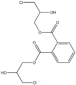 Phthalic acid bis(3-chloro-2-hydroxypropyl) ester Struktur